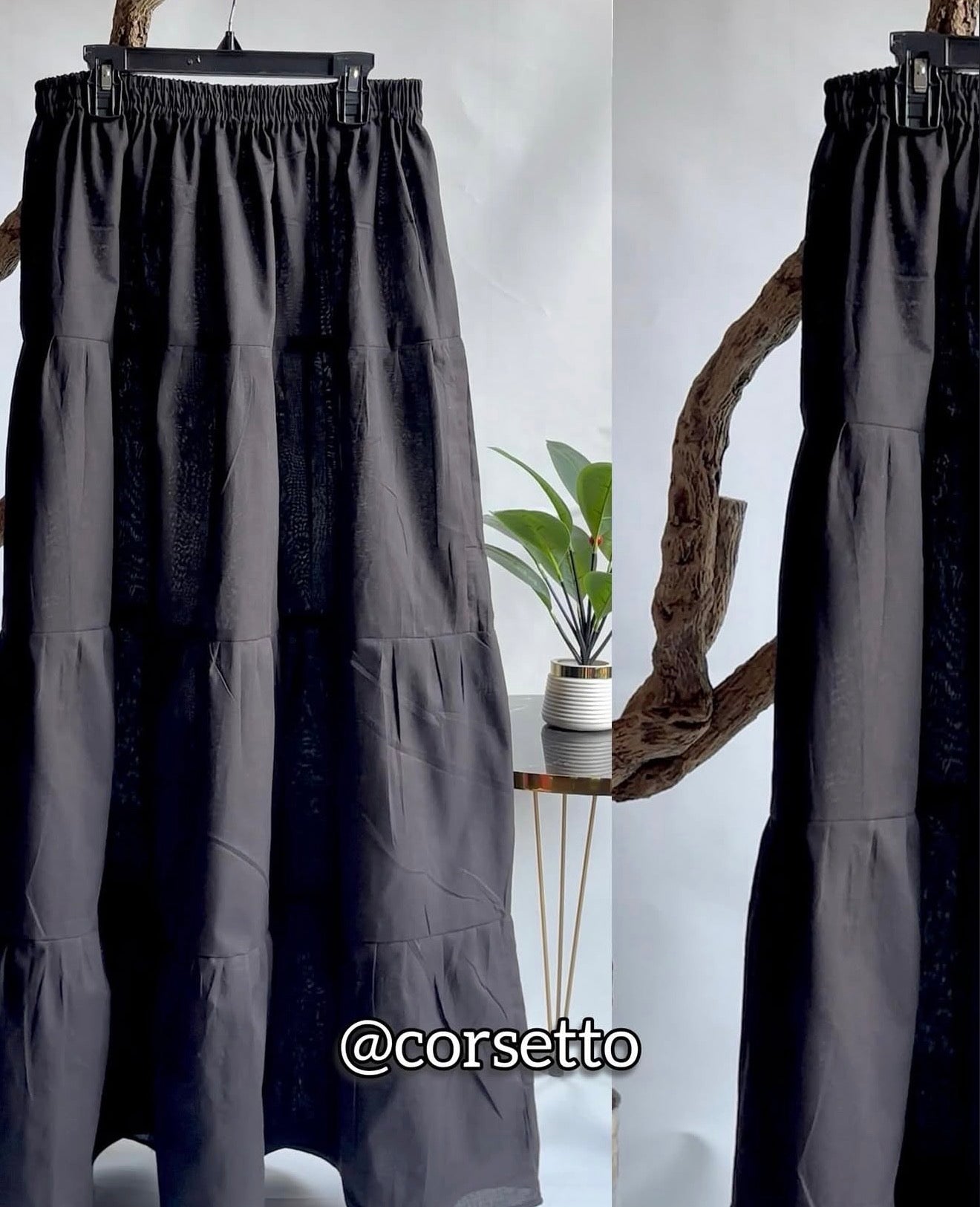Black skirt