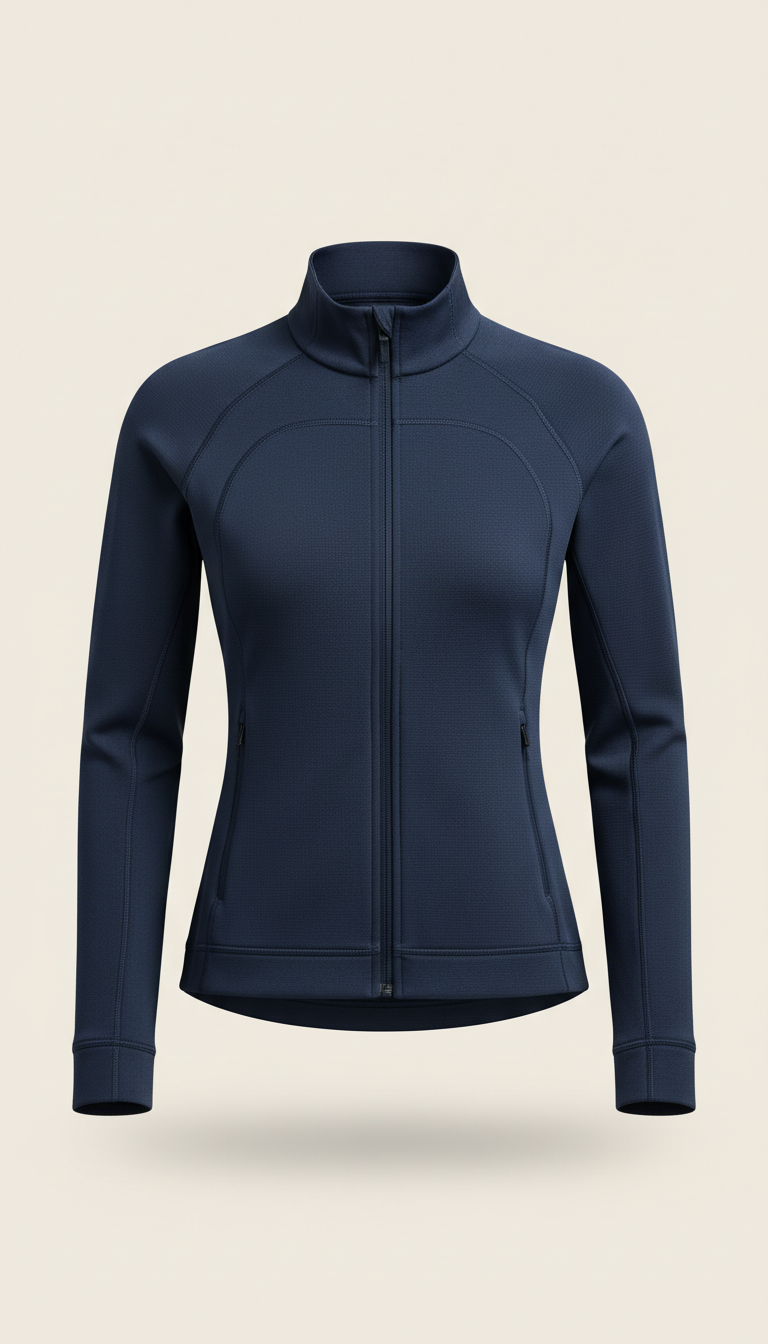 Midnight Blue Jacket front view