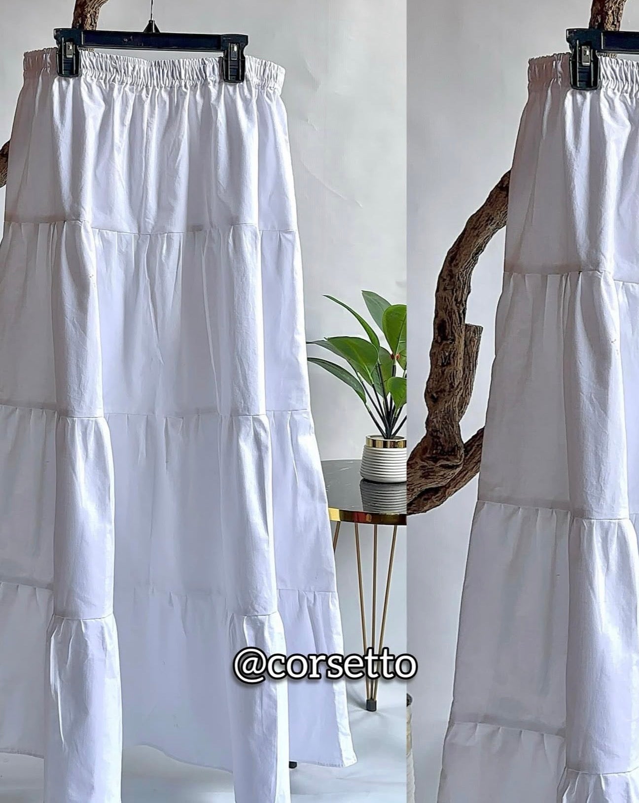 4 layered skirt