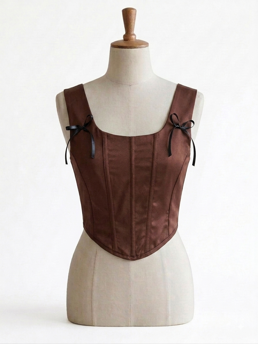 Brown corset