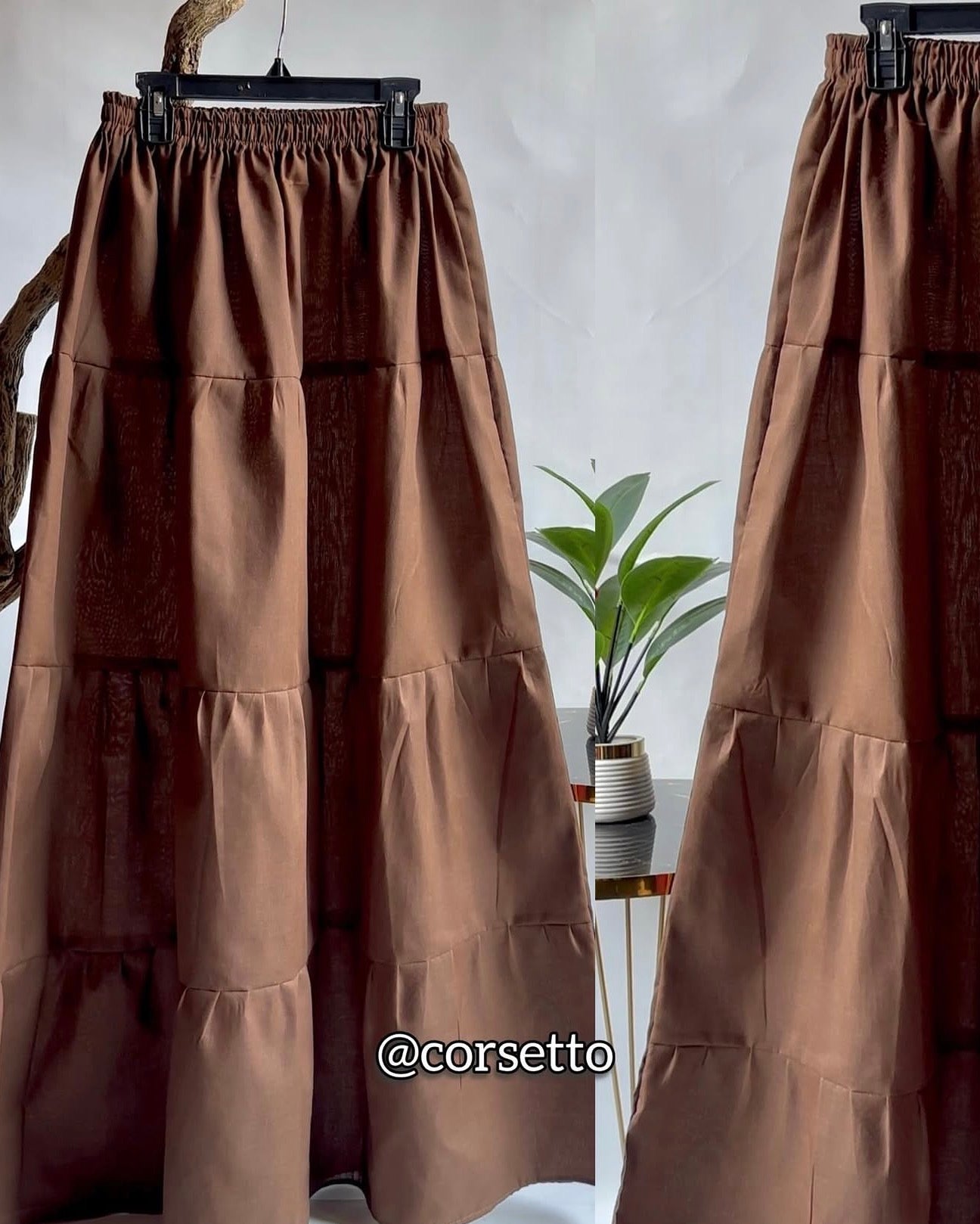 Brown skirt