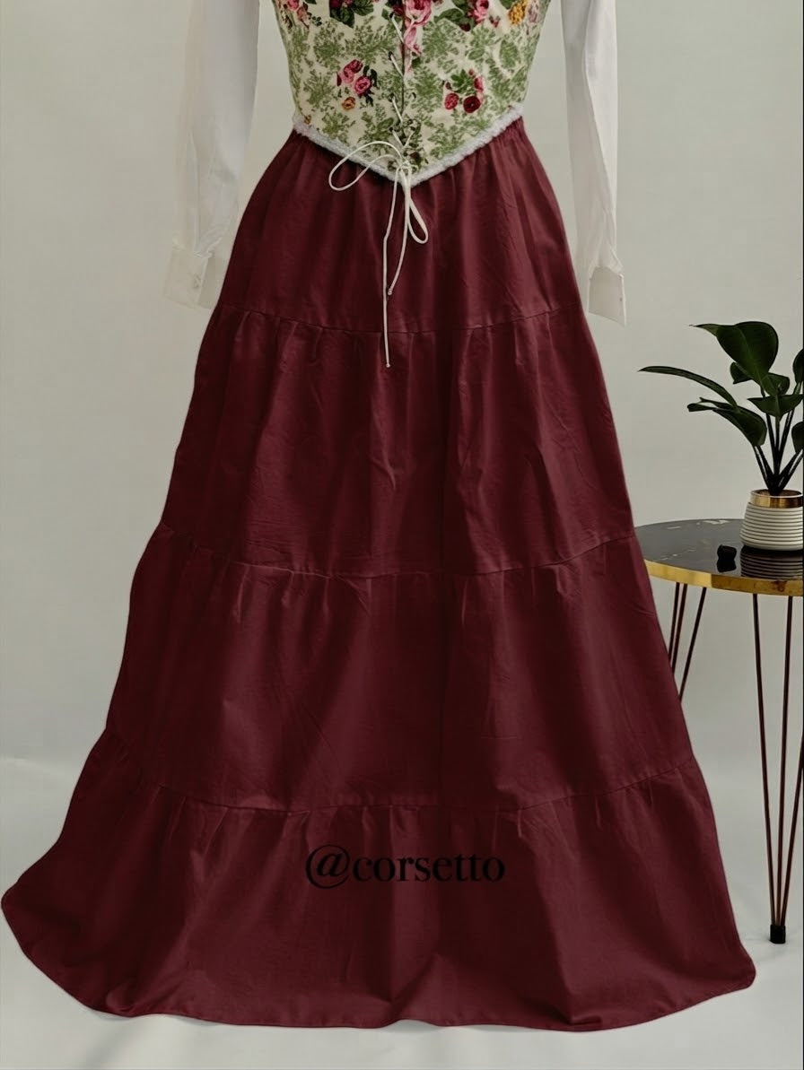 Vintage Rose Corset Set